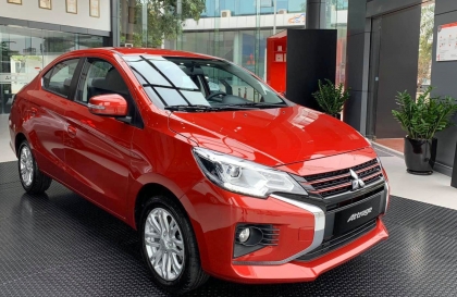 Bảng giá xe Mitsubishi tháng 4: Mitsubishi Attrage được ưu đãi 50% lệ phí trước bạ